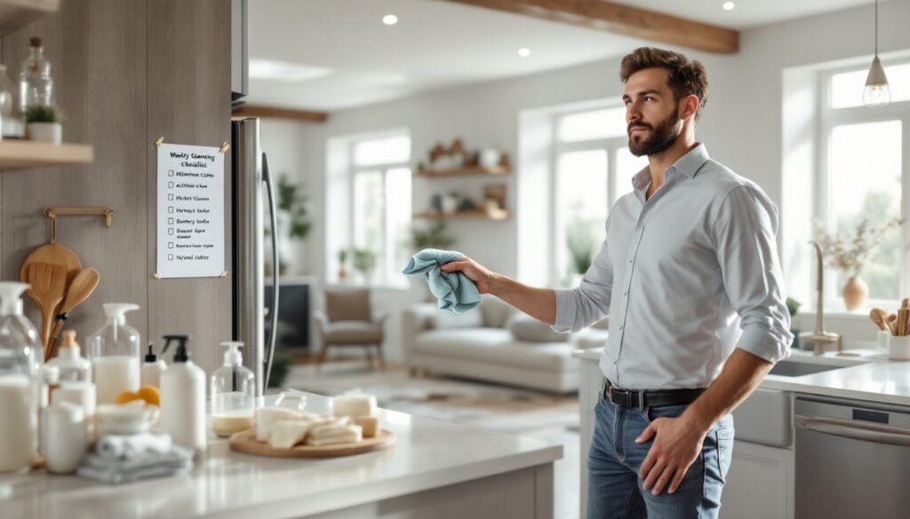 household cleaning schedule