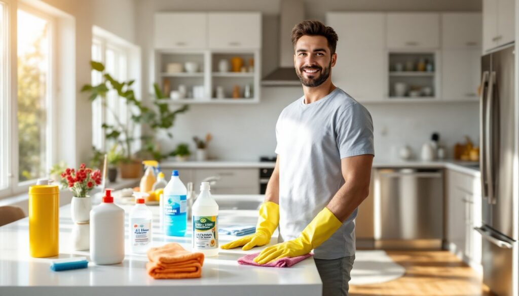 household deep cleaning
