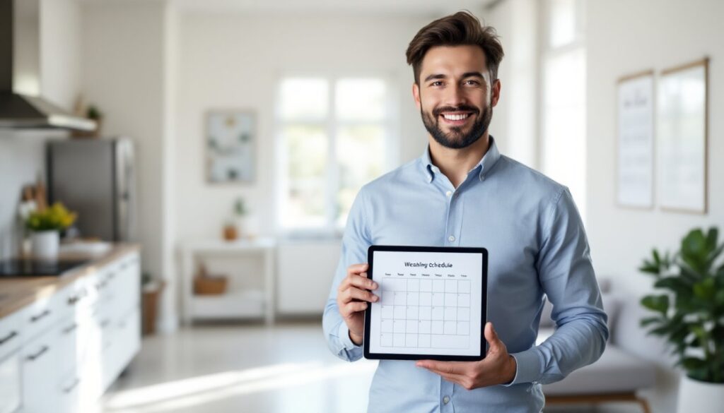 cleaning schedule for home